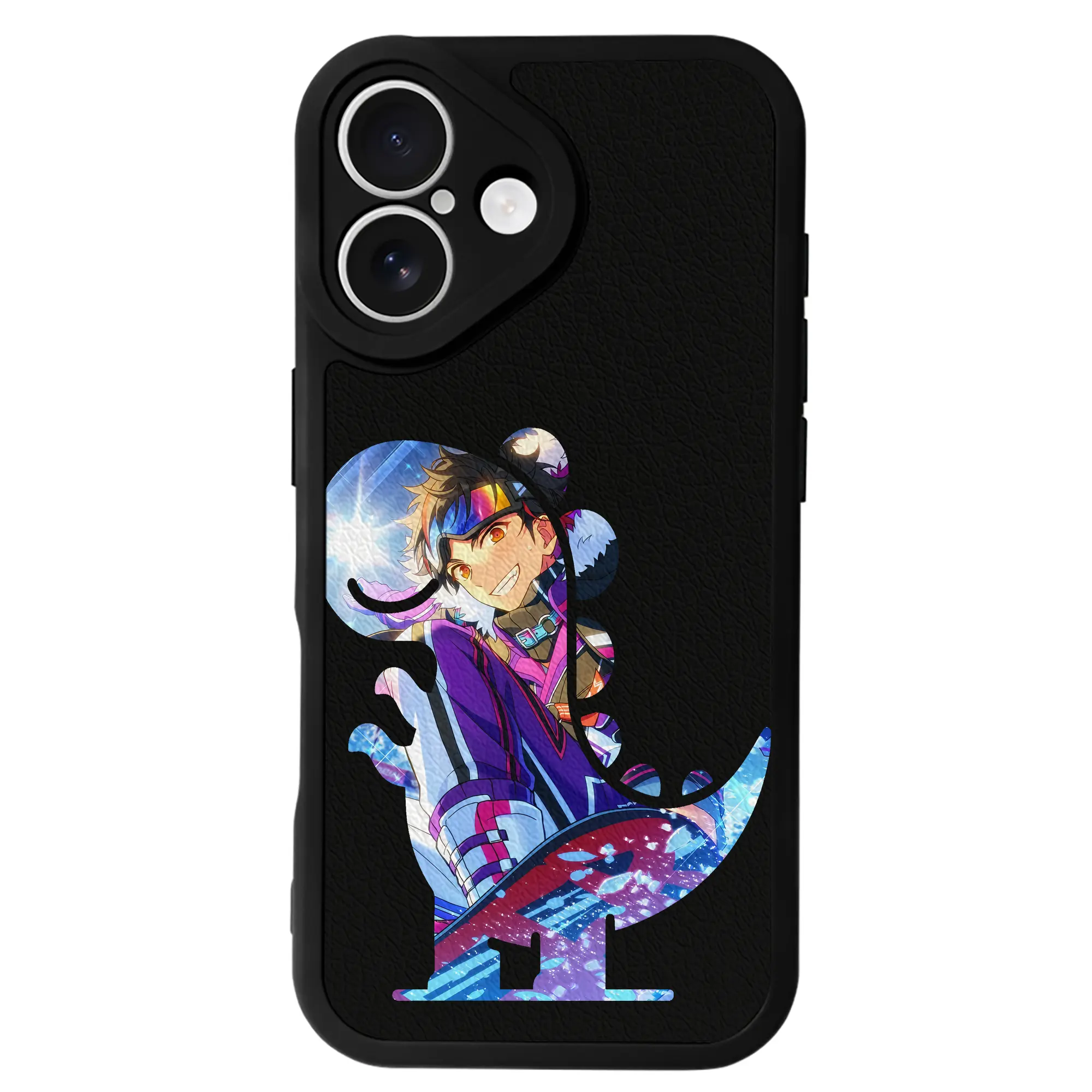 あんさん ぶる グッズ 流星隊 南雲鉄虎 - IPhone 16シリーズ対応 ・ シリコンスマホケース ・ レザー調 ・ 高精度フィット ・ 耐衝撃 ・ ワイヤレス充電対応 ・ 精密カット